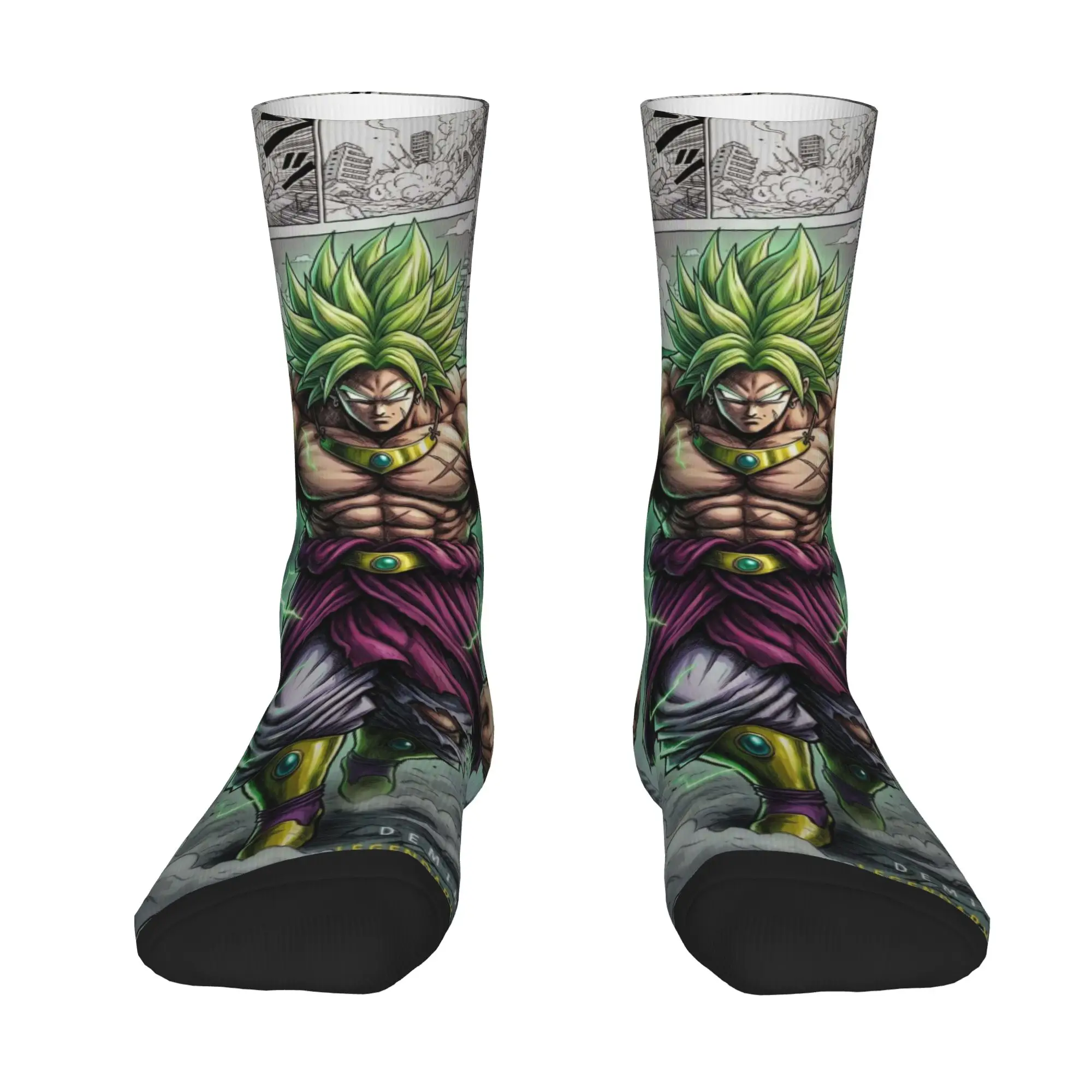 1 Pair Funny Sock Dragon Ball Broly (3) Hip Hop Quality Pattern Printed Men Socks Novelty Men's Socks