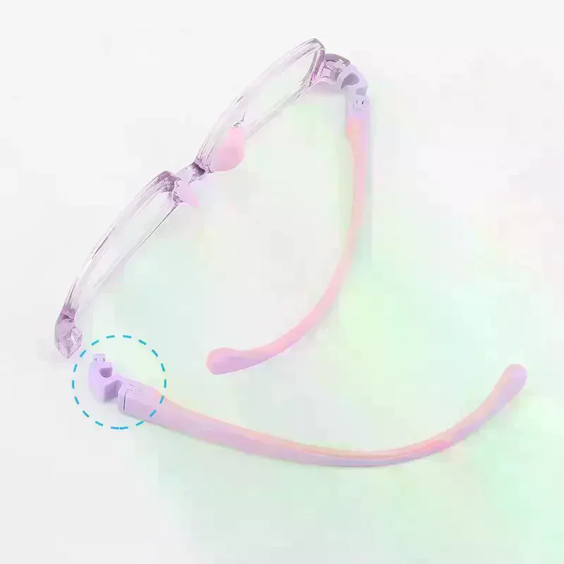 Silicone Glasses Legs Glasses Arm Anti-Slip Snap-on Eyeglasses Arm Replacement Multiple Color Silicone Glasses Legs Children's