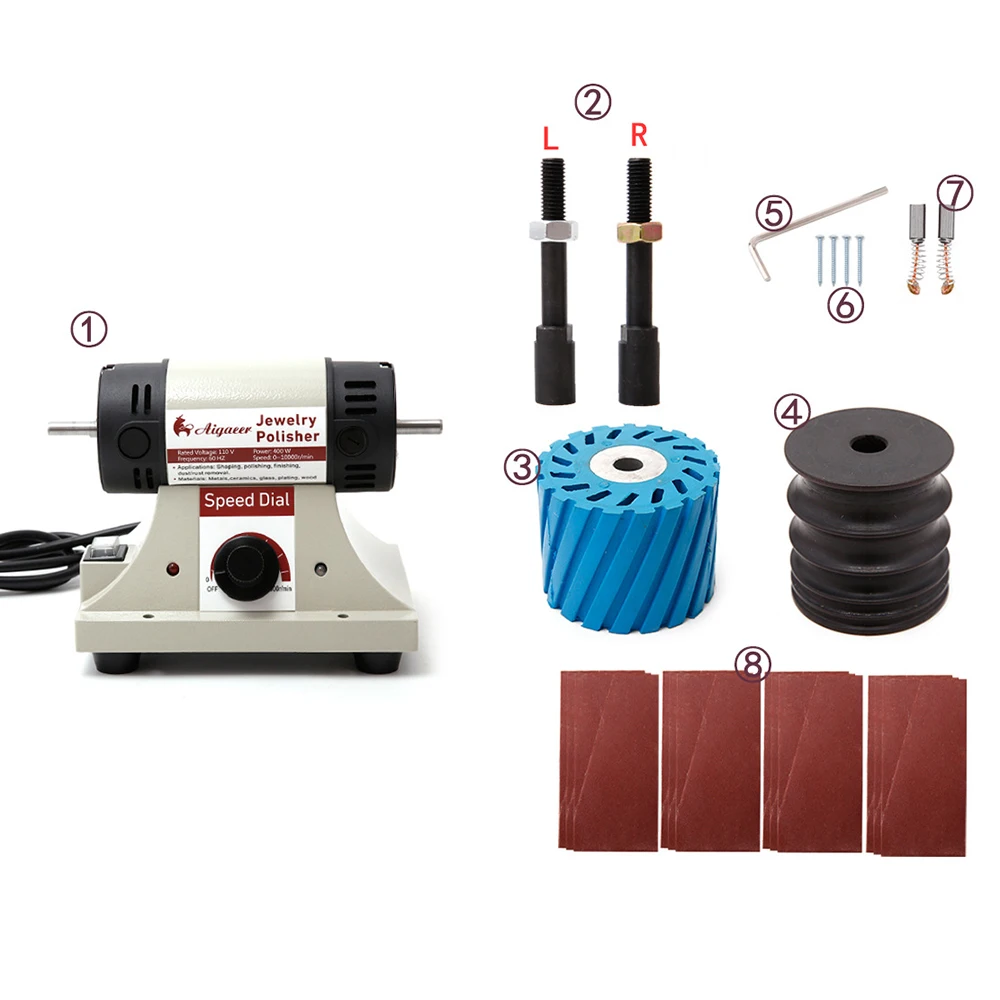 

AC 220V Leather Edge Polishing Machine - Mini Bench Grinder, Manual Tool for Vegetable-Tanned Leather Edge Sanding & Polishing