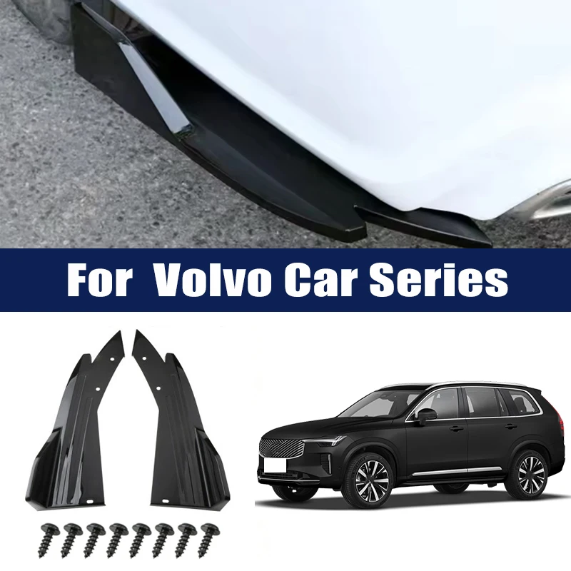 

Rear Bumper Lip Diffuser Splitter Canard Protector Front Spoiler Body Kit For Volvo S40 S60 S90 V40 V60 V90 XC40 XC60 XC90 C30