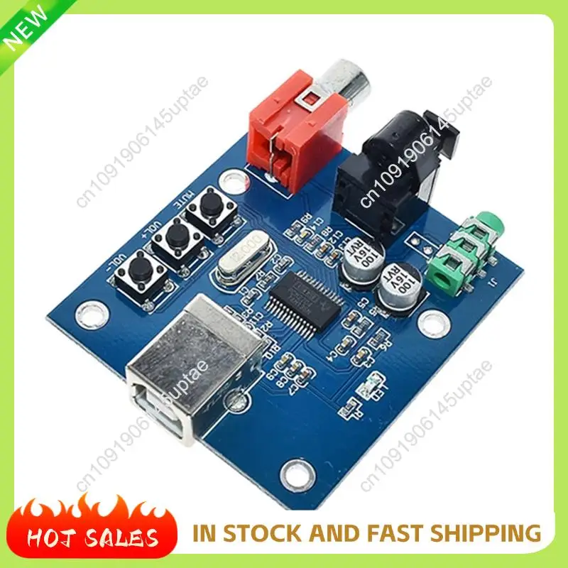 N88R PCM2704 USB DAC USB Power Fiber Optic Coaxial Analog Audio Output untuk Raspberry Pi Raspbian Raspbmc Windows 7