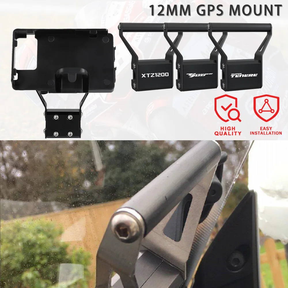 2026 2025 New Motorcycle GPS Mounting Bracket Accessories For Yamaha Tenere 700 Rally World Raid Super Tenere XTZ1200 2014-2024