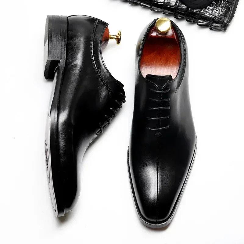 Hot Selling Dress Shoes for Men 2023 High Quality Genuine Leather Shoes for Men New Styles Party Business Formal Shoes Men