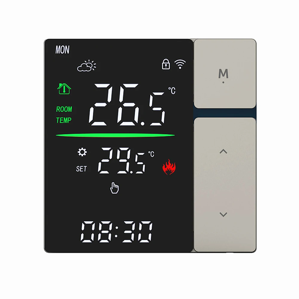 

Energy Saving Thermostat Electric Heating Thermostat Year-Round Temperature Management Flexible Programming Options