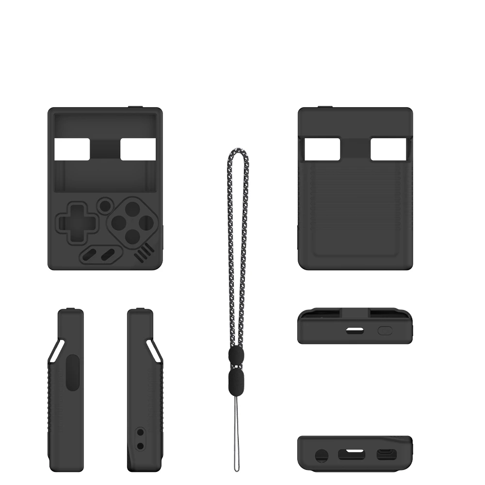 

​Silicone Protective Case for Miyoo mini V4 Gaming Console Drop Protection Simple Solid Color