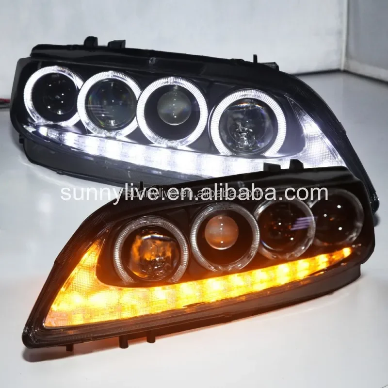 

AIROW для MAZDA 6 светодиодный налобный фонарь от 2004 до 2011 типа V3 с движущейся поворотной лампой DRL JC