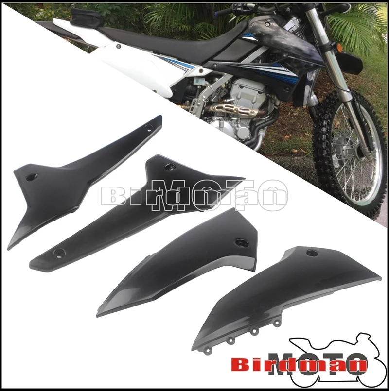 for Kawasaki D-Tracker X 250 KLX250 KLX250S KLX250SX Fuel Tank Side Cover Radiator Shroud Fairing Frame Cowl Case Guard 08-2019