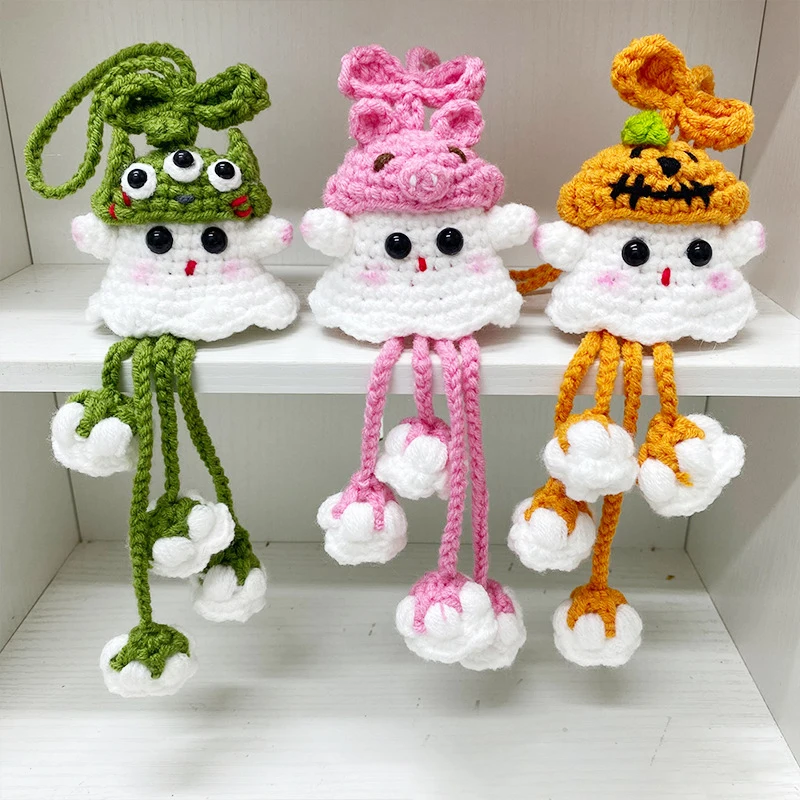 

Unisex Bag Pendants Cartoon Ghost Funny Kawaii Cute Sweet Verstaile Halloween Decoration Bag Accessories High-quality Keychains