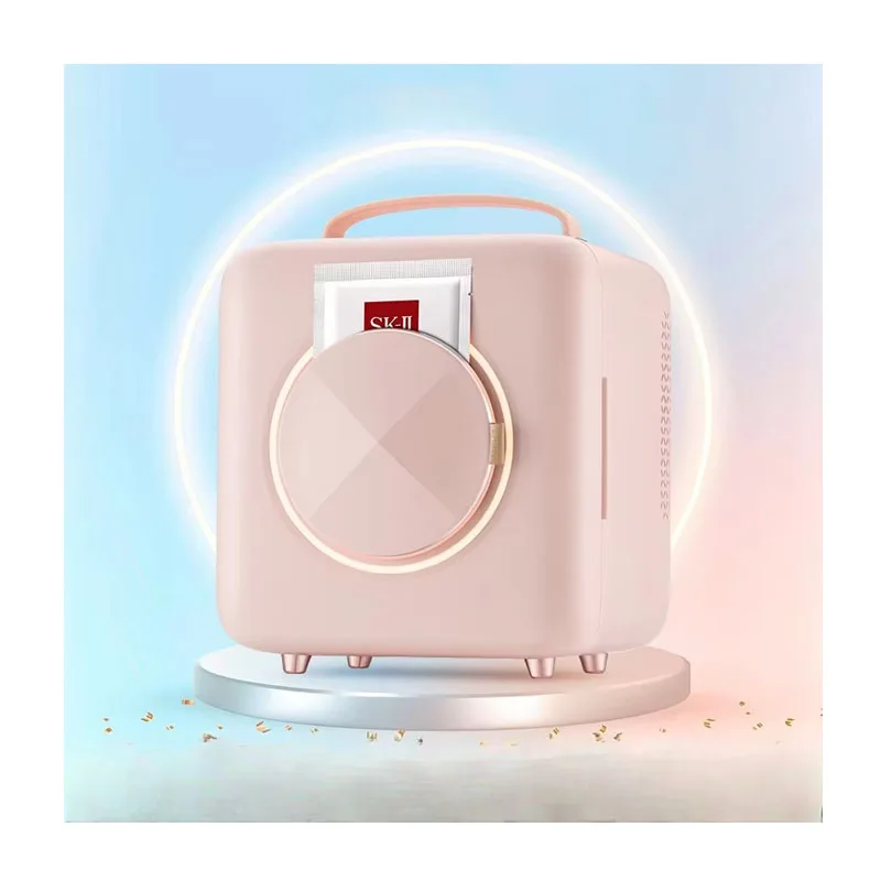 

Маленький холодильник на автомобиле, косметический холодильник, маска для ухода за кожей, косметика, небольшой холодильник, мини-умный