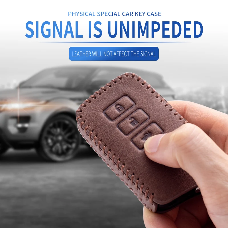 New Style Genuine Leather Car Remote Key Case For Lexus UX ES UX200 UX250h ES200 ES300h ES350 US200 US260h Cover Smart Keychain