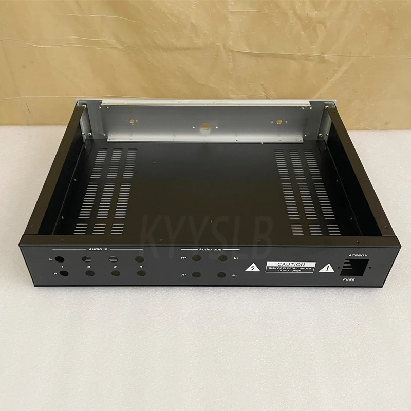 KYYSLB 430MM*90MM*380MM Amplifier Chassis Diy Box Shell A4309 Aluminum Home Audio Sound Amplificador Case House