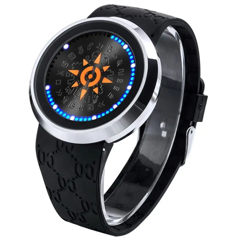 Digital Baby Animation LED Waterproof Watch Courage Friendship Badge Touch Screen Luminous Watches