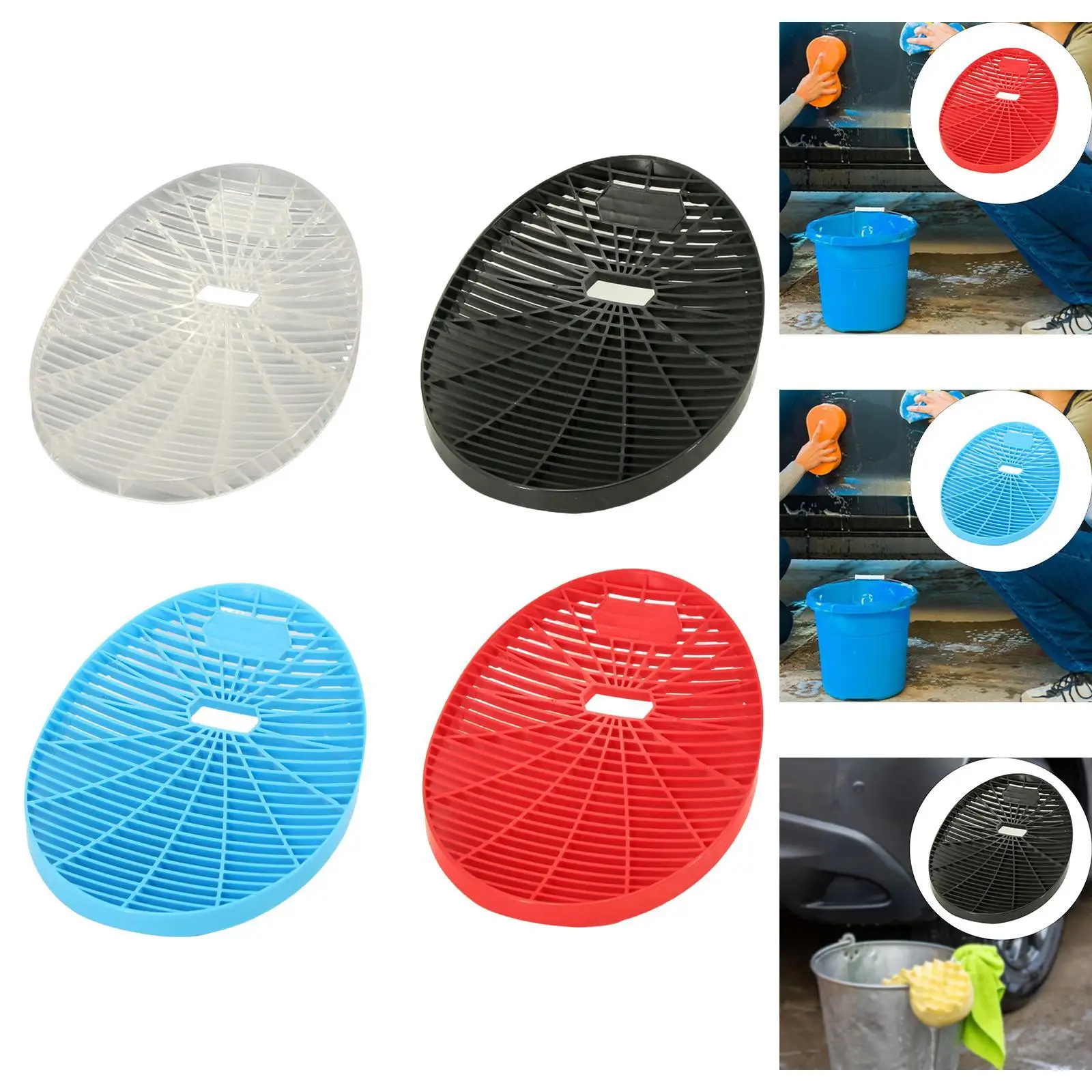 

Car Wash Bucket Insert Washing Tool Accessories Multifunctional Grit Catcher