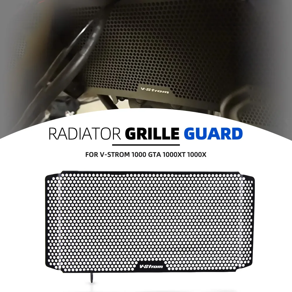 

FOR Suzuki V-Strom 1000 GTA 1000XT 1000X Radiator Tank Grille Oil Cooler Guard Protection Cover DL1000 VStrom 1000 2013-2010