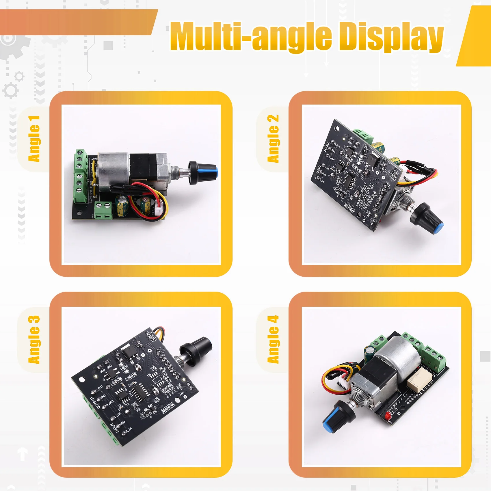 

B27B Motor Remote Control Volume Board Pre-Amplifier Infrared Potentiometer With Mute Function Logarithmic Potentiometer 50K