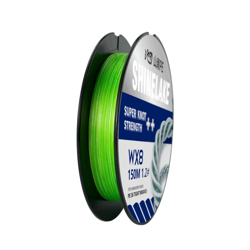 LINNHUE X8 100m 150m Yamase 8-Braided Fishing Line 4.8-29kg Drag Test Green White Multifilament Test Saltwater Fishing Line