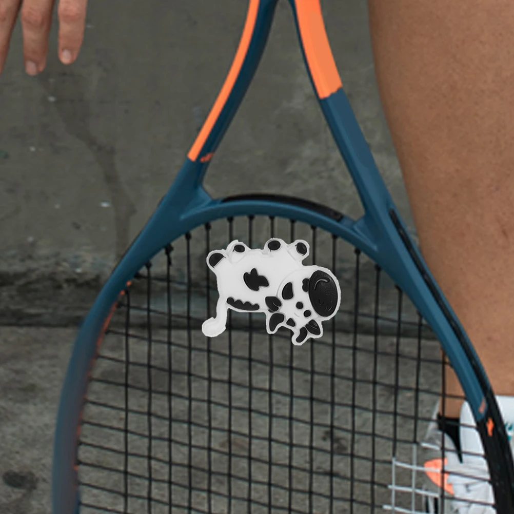 

3 Pcs Tennis Racket Shock Absorber Cow Dampener Damper for Absorbers Rackets Racquet Silica Gel