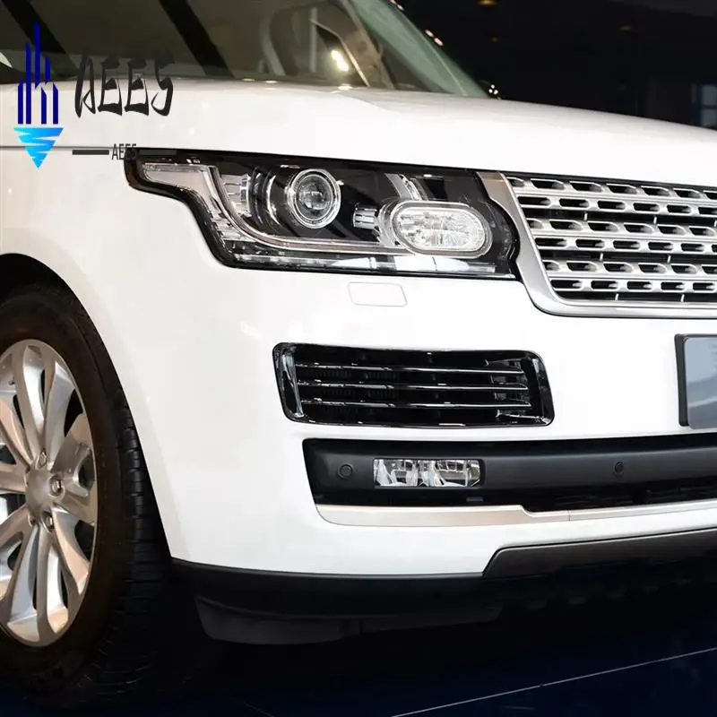 

AEE5-Black Front Bumper Grille Air Vent Trim Cover For Land Rover Range Rover L405