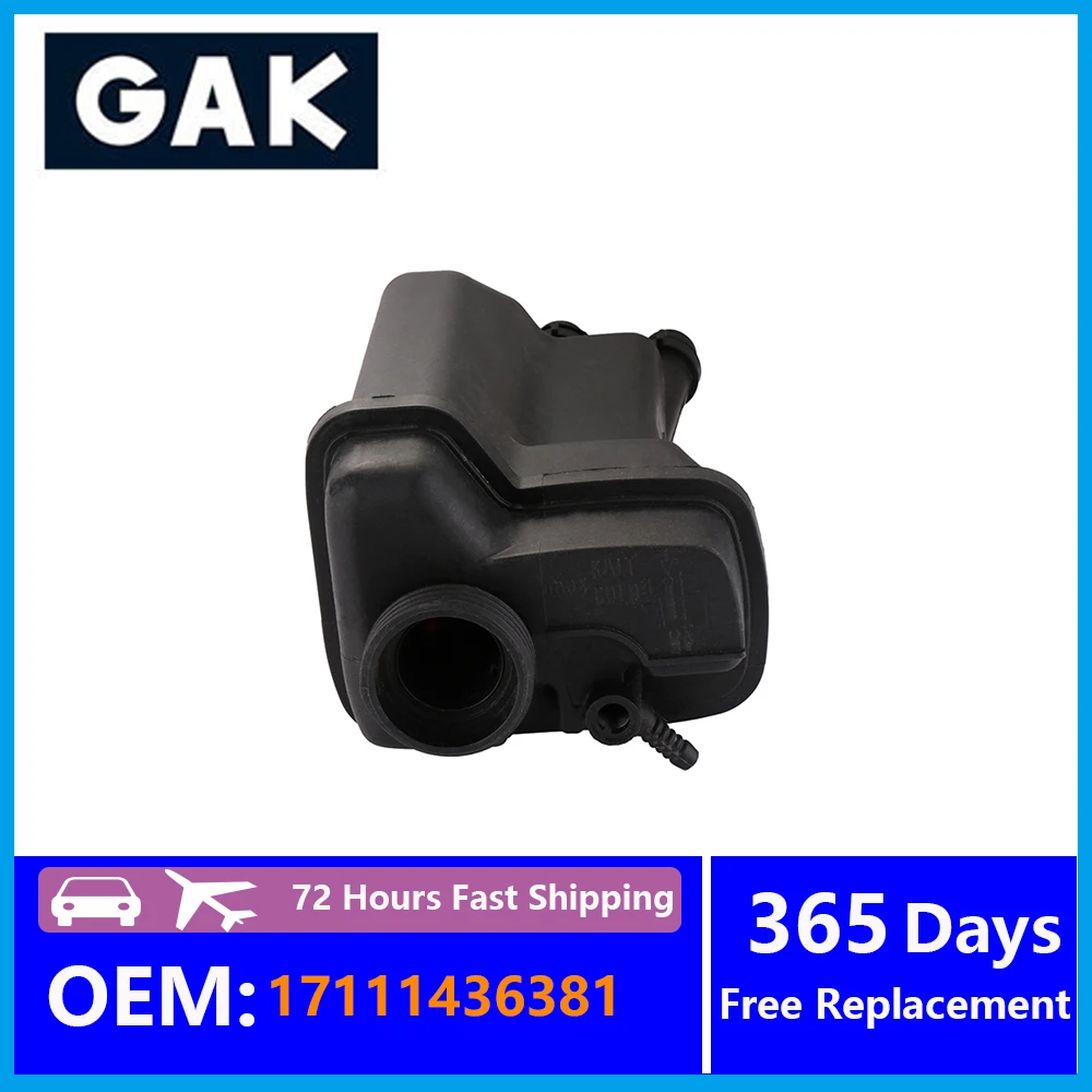 17111436381 GAK Expansion Tank Auxiliary Kettle Accessories For BMW E38 E39 520i 523i 525i 528i 530i 728i Replacement Parts