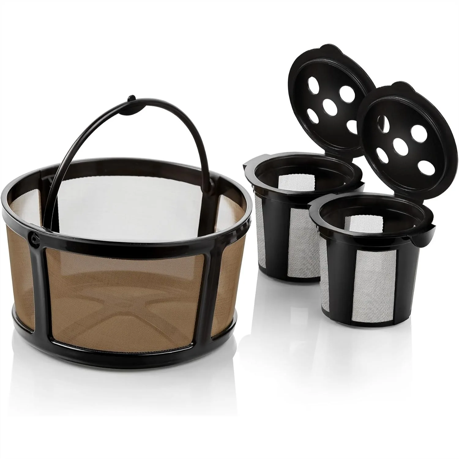 Reusable K Cup and Basket Coffee Filter for Keurig K-Duo Hot & Iced Gen 2 with MultiStream Technology