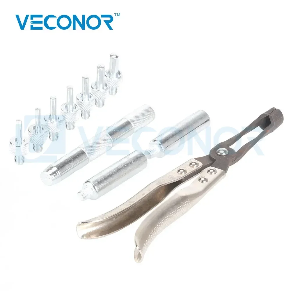 VECONOR 11pcs Auto Valve Stem Seal Plier Seating Pliers Remover Installer Tool Kit Set