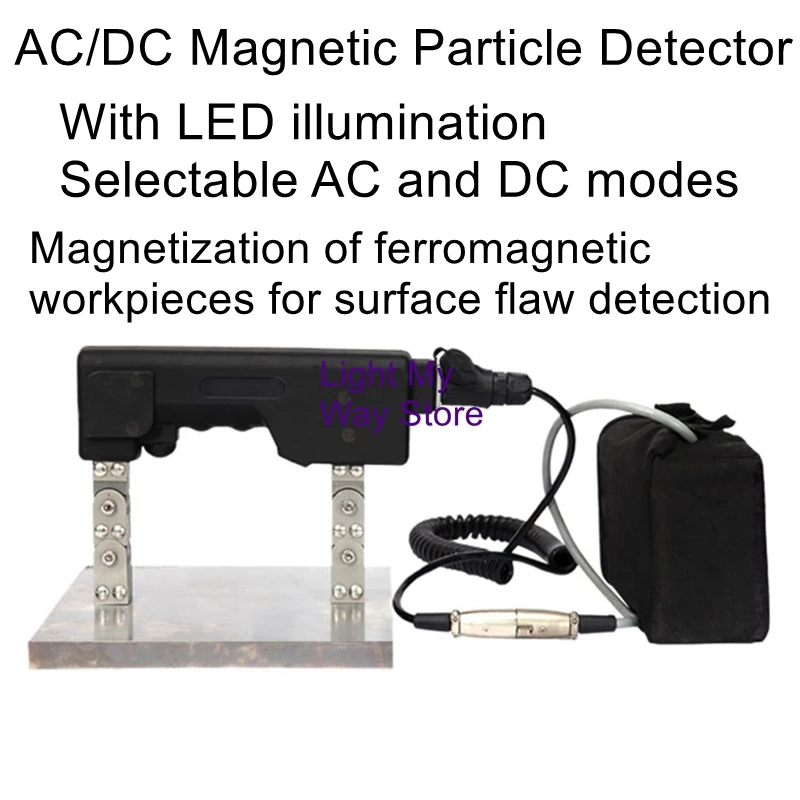 HY-2 AC and DC dual-use portable magnetic particle flaw detector electromagnetic yoke metal flaw detector with lighting