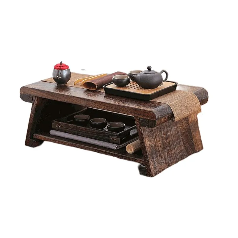 

Multi Folding Wooden Japanese Tea Table For Living Room Furniture Low Modern Minimalist Compact Tatami Coffee Folding Table Wood