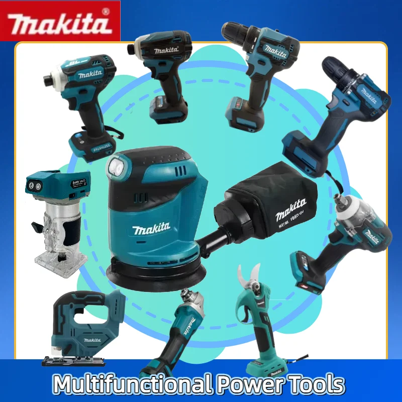 

Makita Various Model of Portable Cordless Power Tools Impact Driver Rechargeable Screwdriver Electric Reciprocating Saw Tool Set