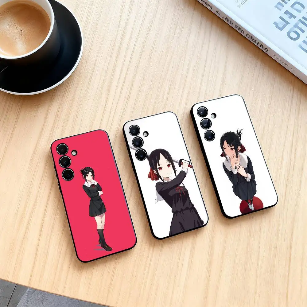 Kaguya-sama  Phone Case For Samsung Galaxy A73,A72,A71,A70,A53,A52,A51,Others Soft Black Cover