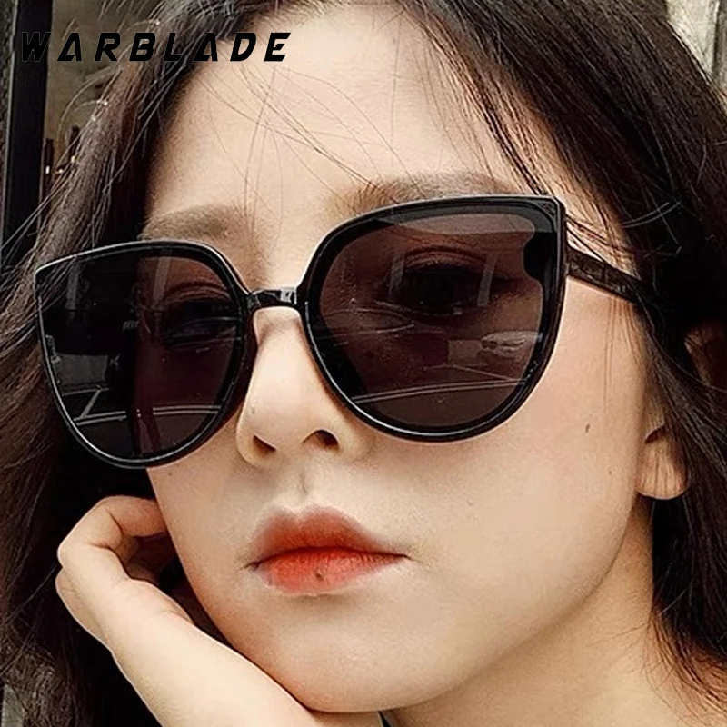 

Vintage Cat Eye Big Frame Women Sunglasses Luxury Brand Designer Men Sunglass Outdoor Travel Driving Shade Summer Eyewear UV400