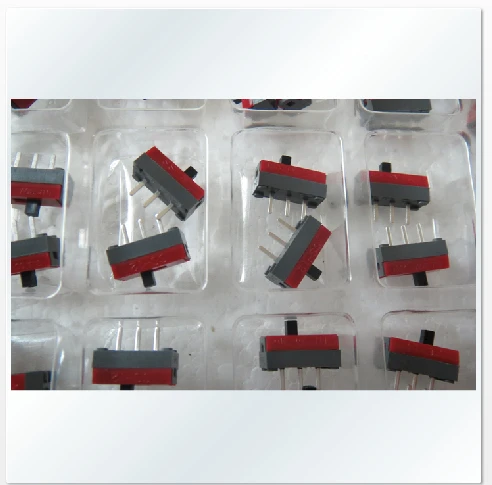 

Японские переключатели NKK: ползунковый переключатель SS-12SDP2, 3-контактный, 2-позиционный, 0.1A30V — 50 шт./лот