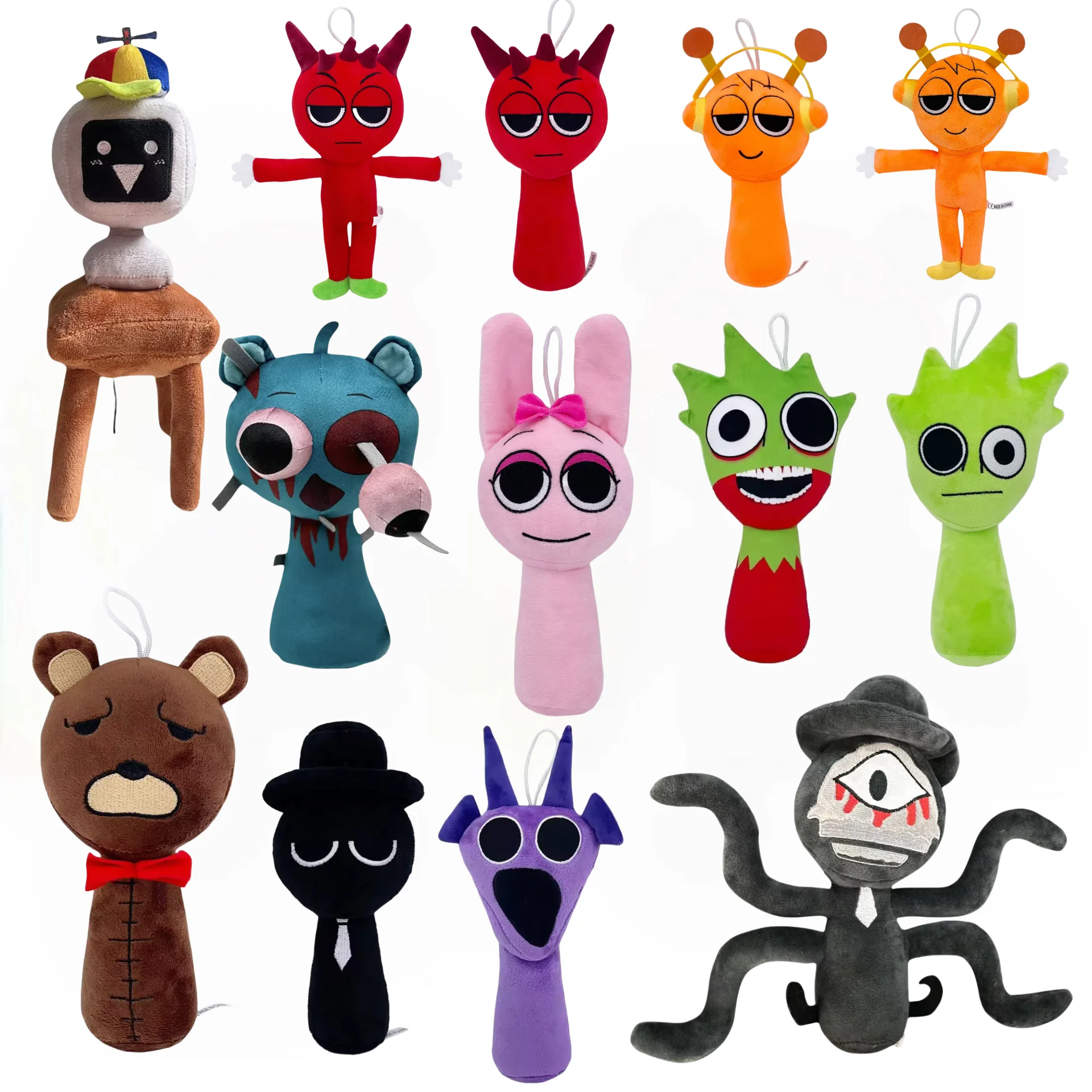 

Hot New Sprunki Plush Horror Game Toys Cartoon Cute Soft Stuffed Pillow For Kid Birthday Christmas Gift Stuffed Children Dolls