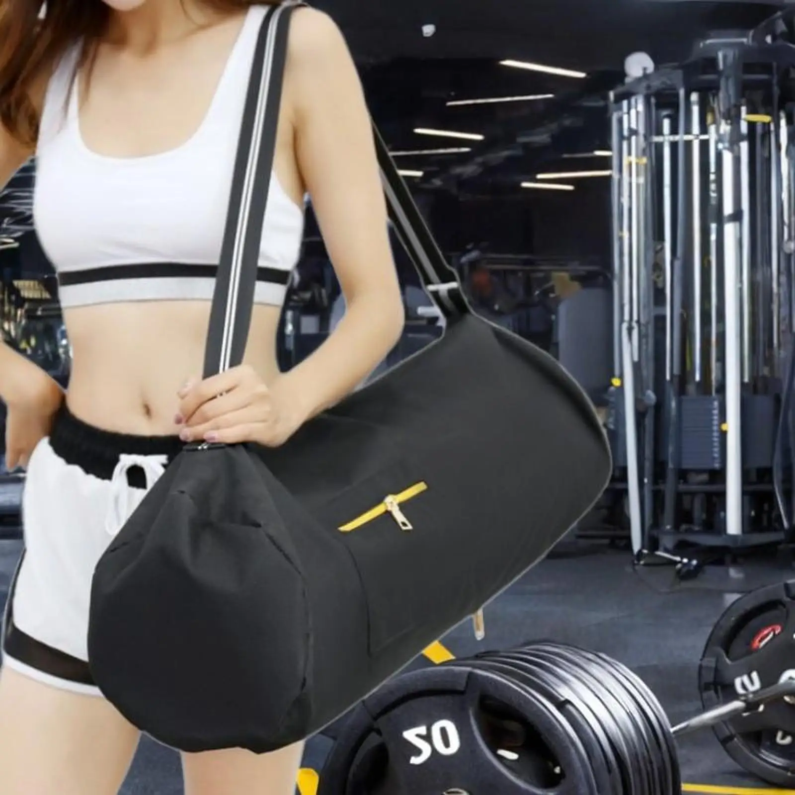 

Gym Bag for Swimming Equipment And Diving Fins with Crossbody Design