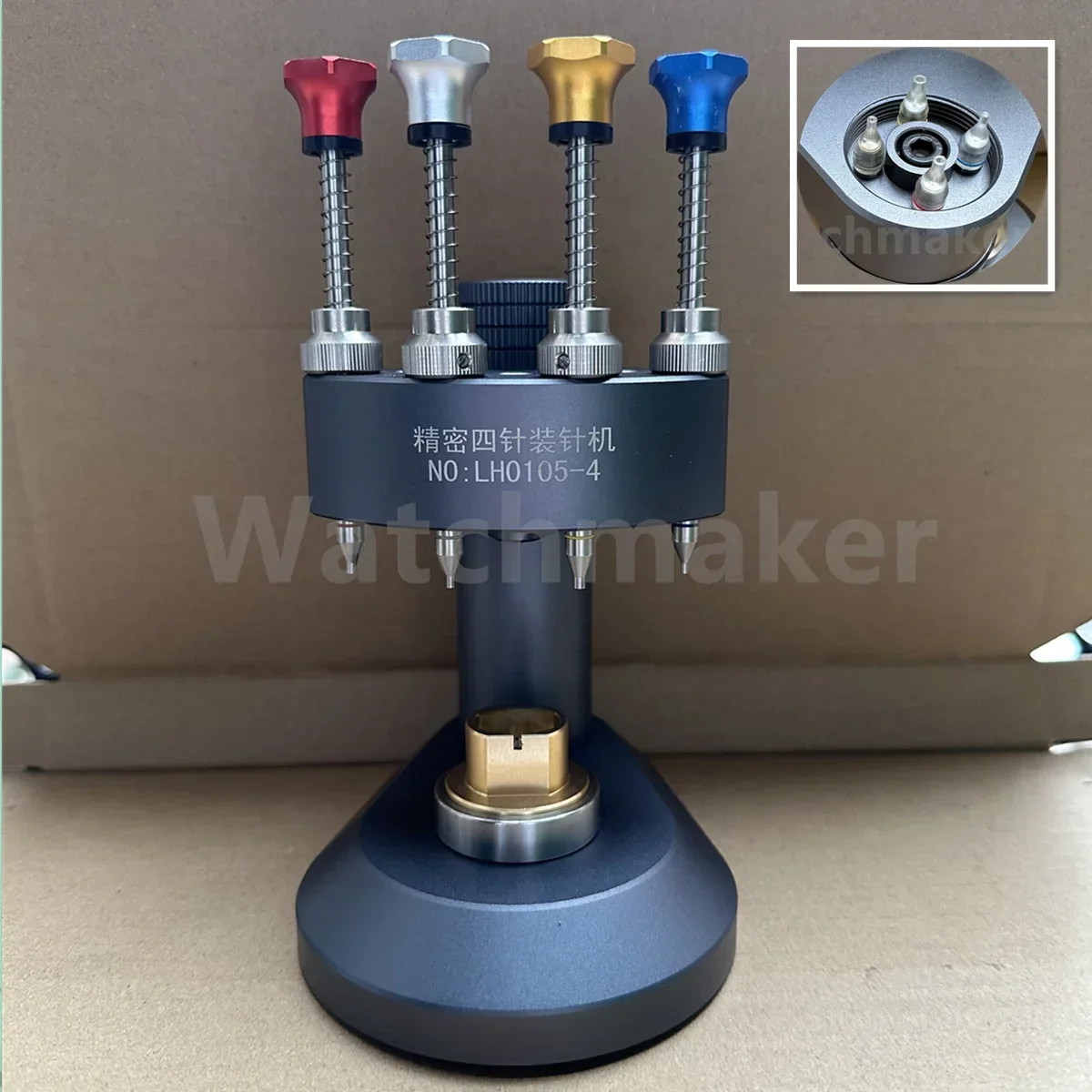 نوعية جيدة 4 دبوس ساعة أوتوماتيكية أدوات التثبيت والتركيب ساعة إبرة أداة التثبيت لإصلاح الساعة رقم 8935