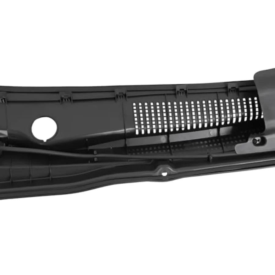 Front Center Luchtinlaat Raam Cover Ruitenwisser Cowl Panel Grille voor 2011-2014 Sonata Vervanging Compatibel met 86150-