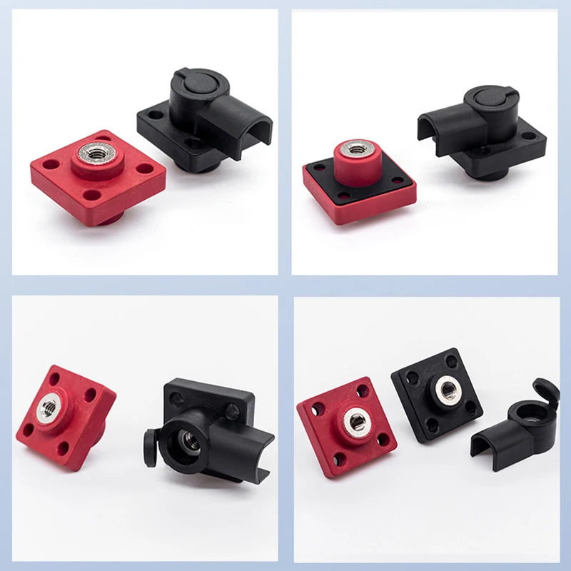 80A-120A Lithium Battery Connector Inverter Energy Storage Terminal with Dust Cover Through-wall Type High Current All Copper