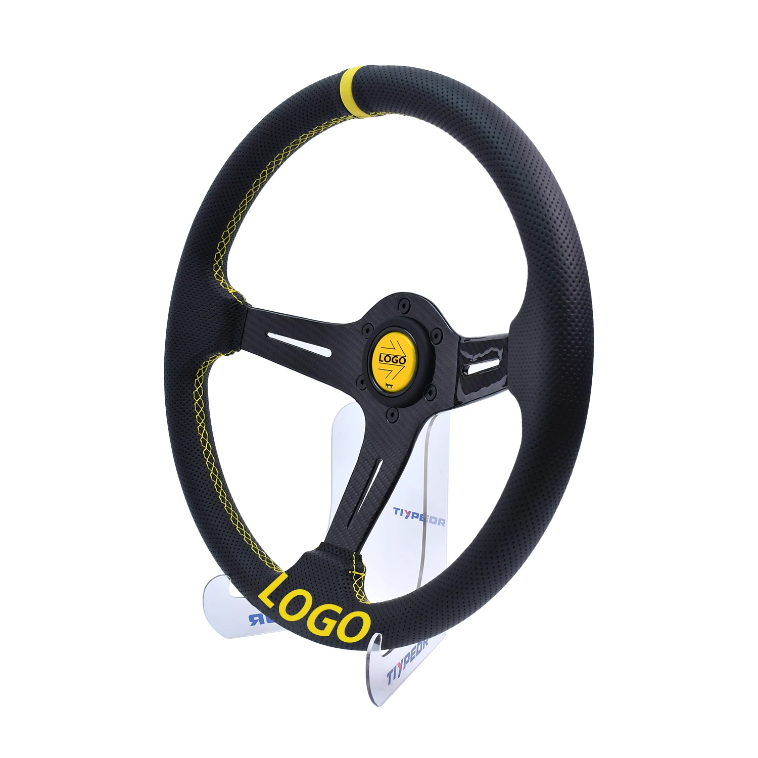 

Universal Car Steering Wheel Leather Embroidery Auto Accessories Racing Modified Sports Steering Wheel