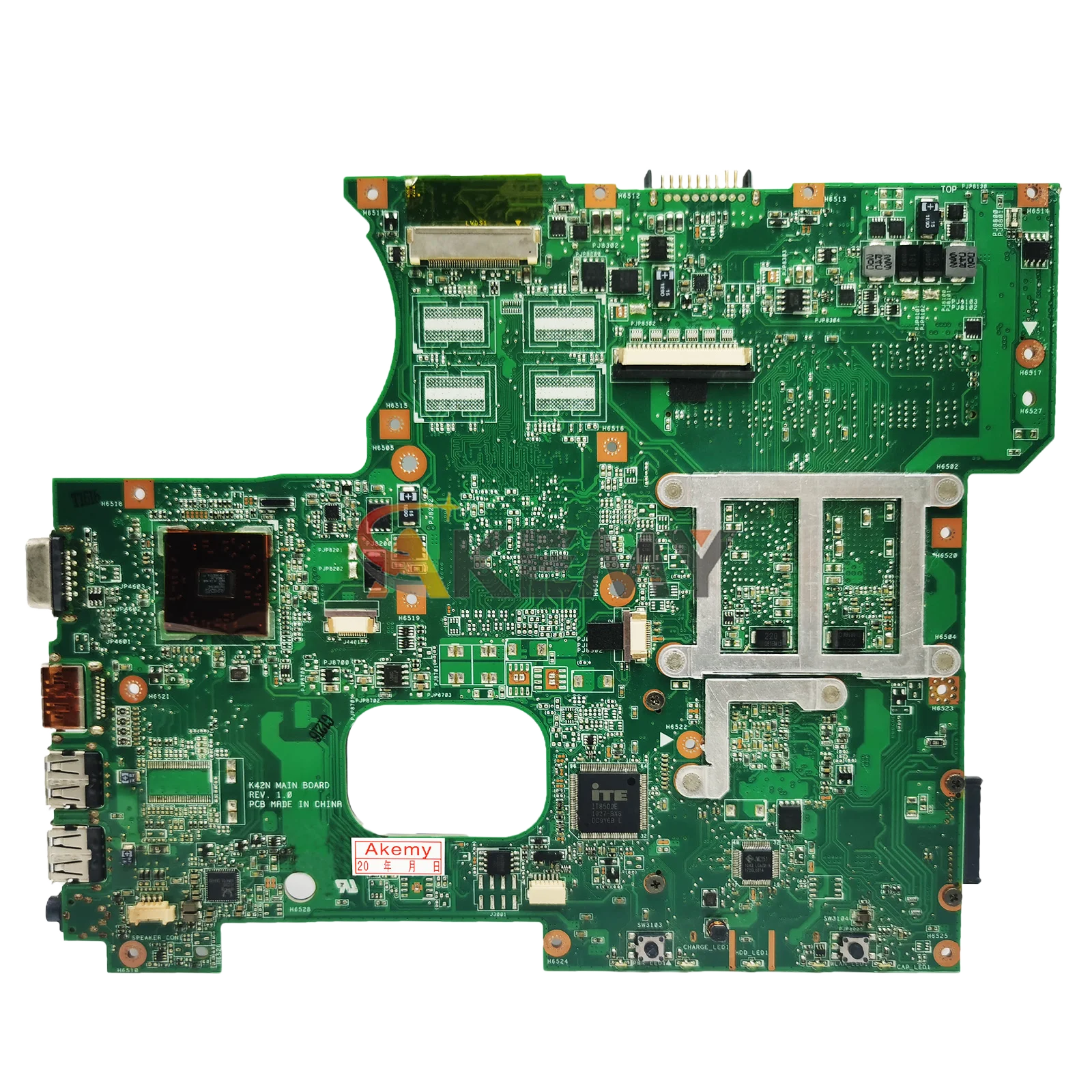 ASUS K42N X42D A42D K42N 노트북 메인보드용 K42N 노트북 마더보드 이 품목은 재고가 있습니다. 100% 테스트 완료, 빠른 배송