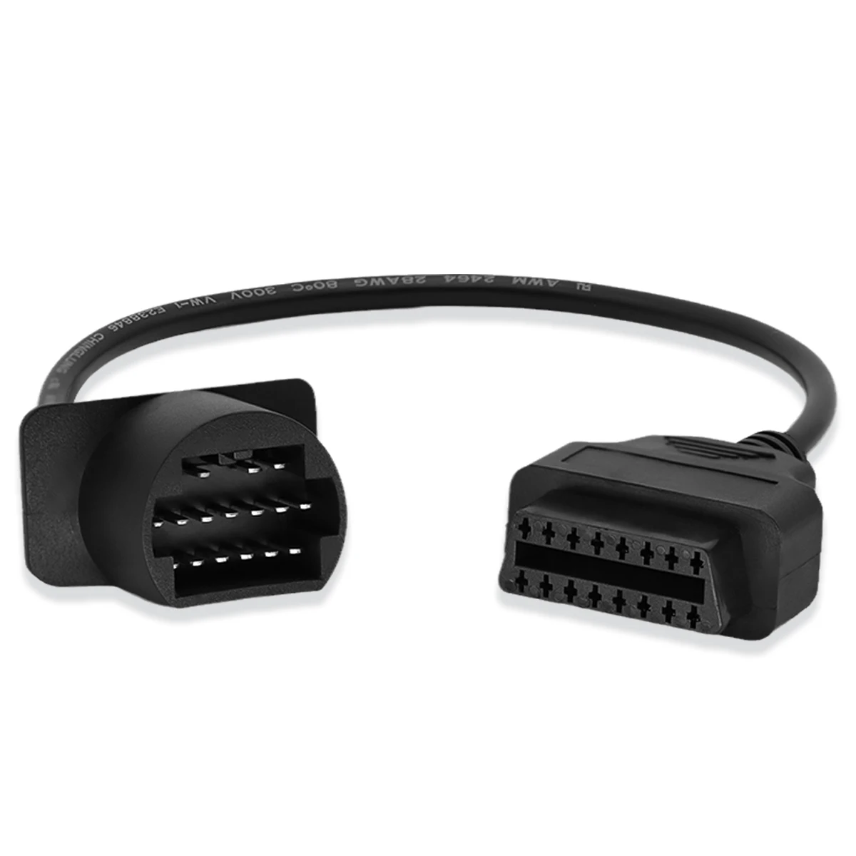 OBD-Adapterkabel für Mazda 17-Pin auf OBD2 16-Pin Anschluss Auto OBDII Diagnosekabel für Mazda-Fahrzeuge vor 2001 17-Pin-Adapter – Detail 1