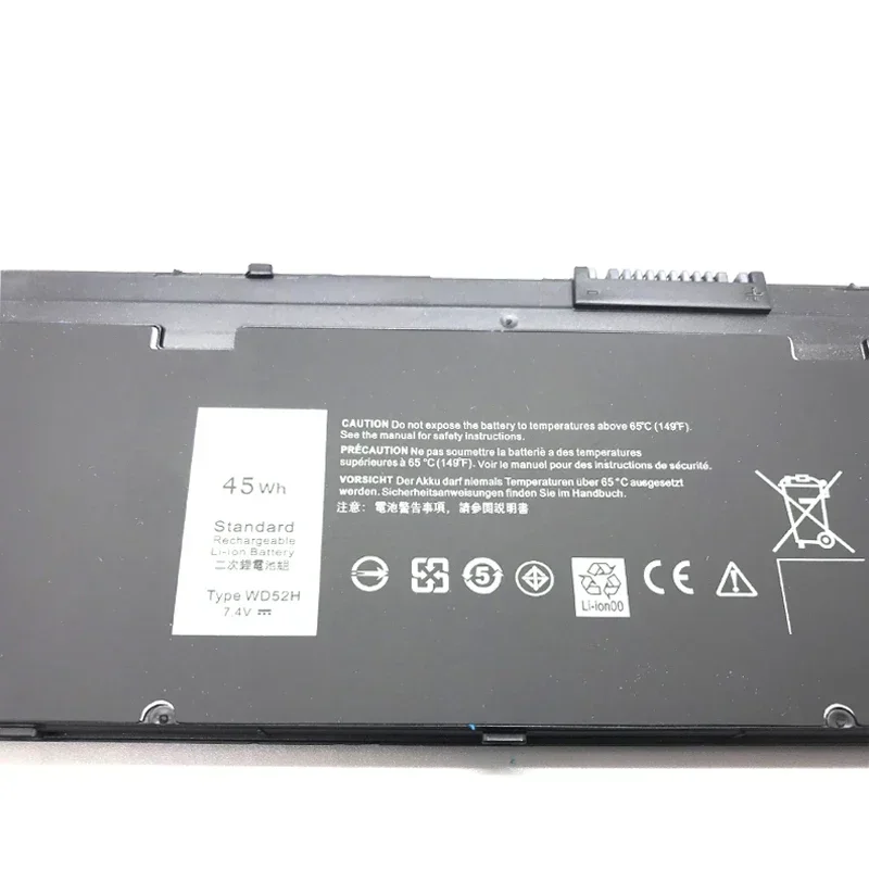 ใหม่ WD52H แบตเตอรี่แล็ปท็อปสําหรับ DELL Latitude E7240 E7250 W57CV 0W57CV VFV59 F3G33 GVD76 7.4V 45WH