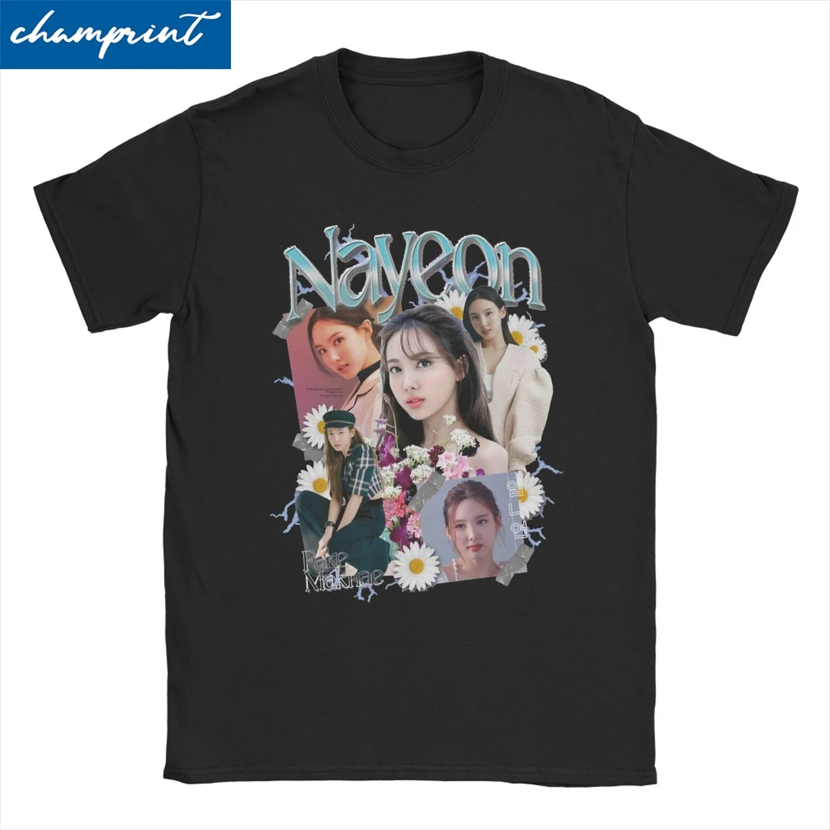 Men Women's Twice Nayeon T Shirts Kpop Korean Pure Cotton Clothing Vintage Short Sleeve Tee Shirt Graphic Printed T-Shirts