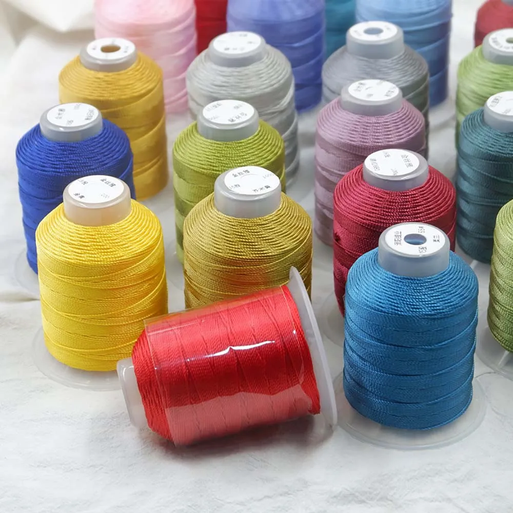 18/15 Strands Thread Hand Woven For Tassel Jewelry Making Embroidery Cross Stitch Sewing Supplies Beading Polyester Braided Wire