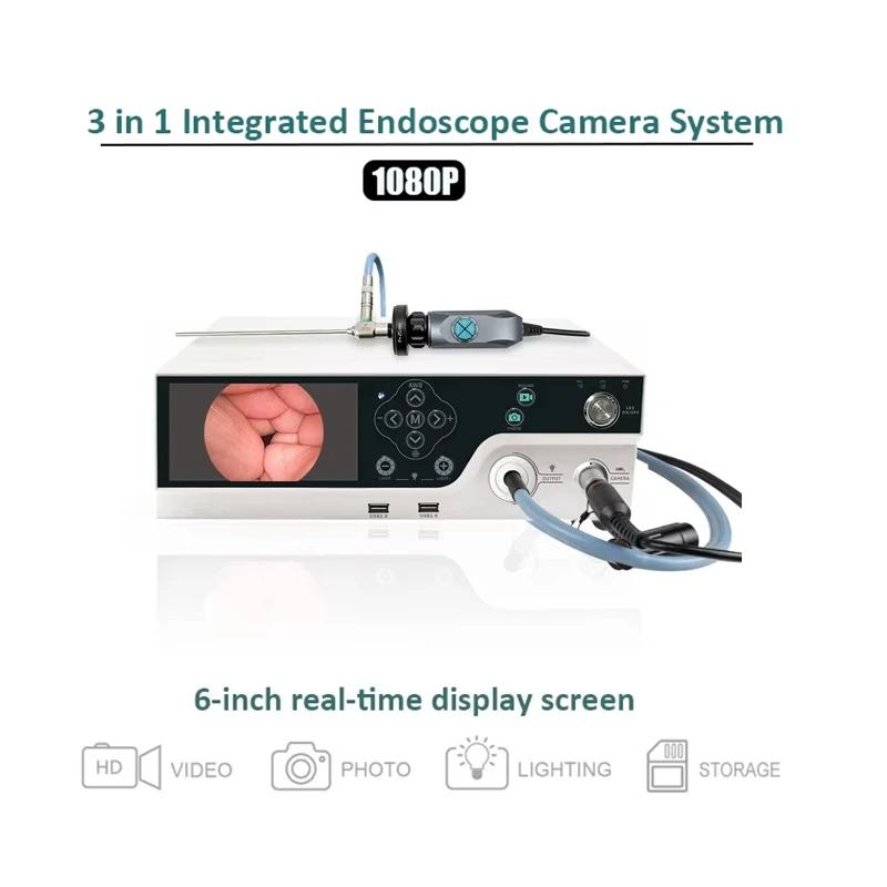 Veterinary endoscope price list (1080P resolution, 6-inch screen, cold LED light source, USB recording function)