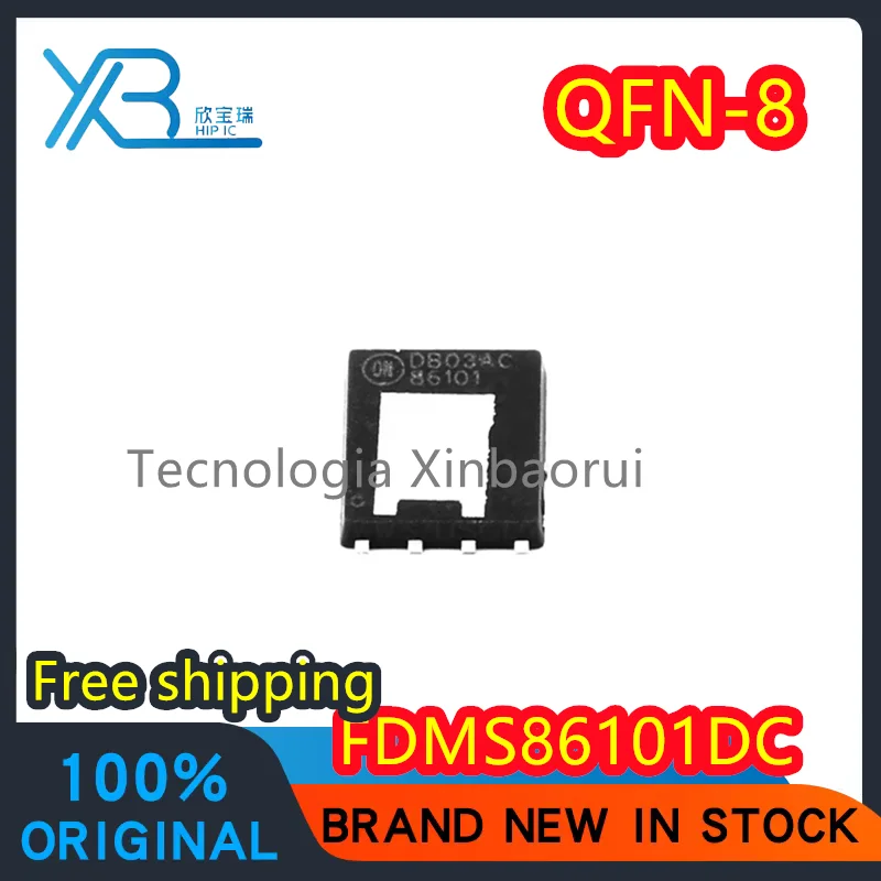 

(10/50pieces) FDMS86101DC FDMS86101 parts mark 86101 PQFN-8 high current MOS tube 100V new original electronics Free shipping