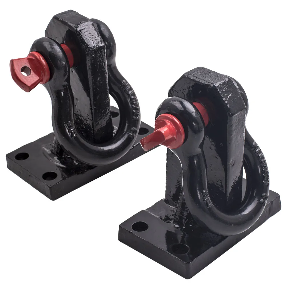 

Pair Front Tow Hooks for DODGE RAM 2500 / 3500 2010 2011 2012 2013-2019 Steel