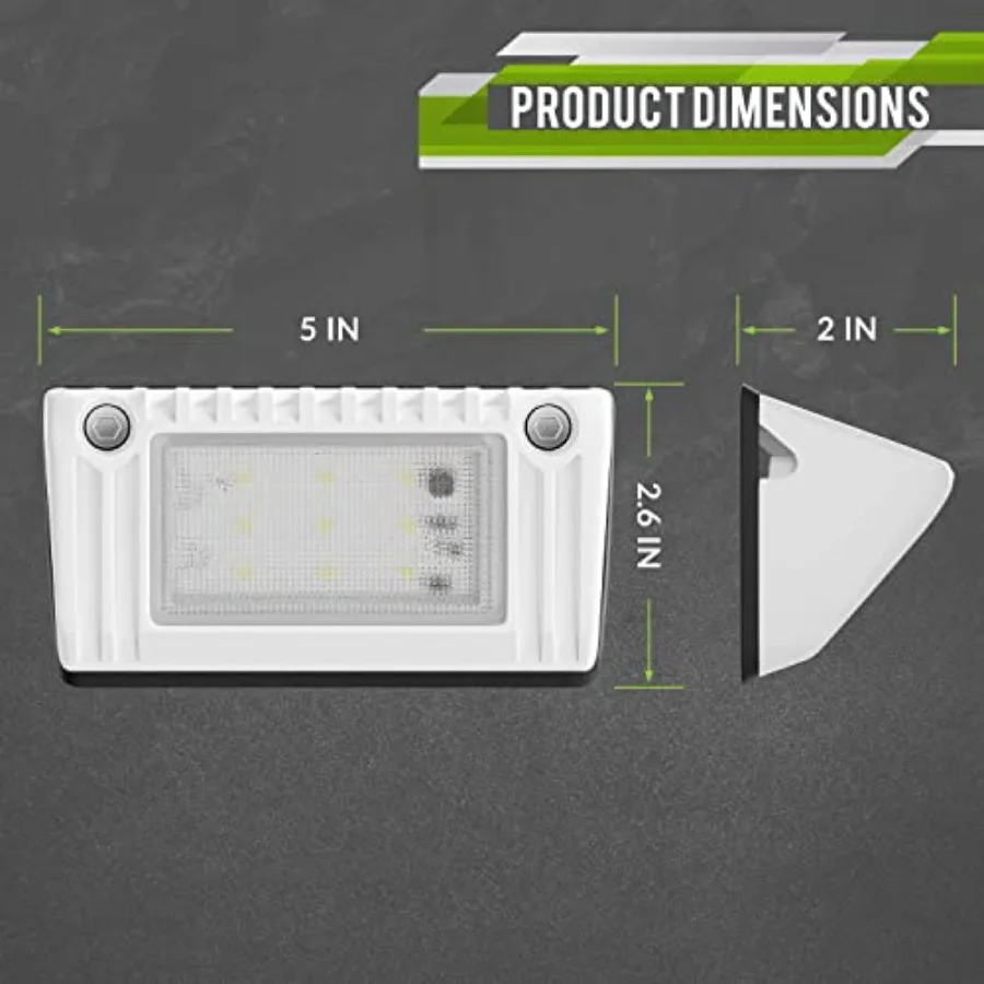 RV Exterior Porch Utility Light - 12v 720 Lumen 5
