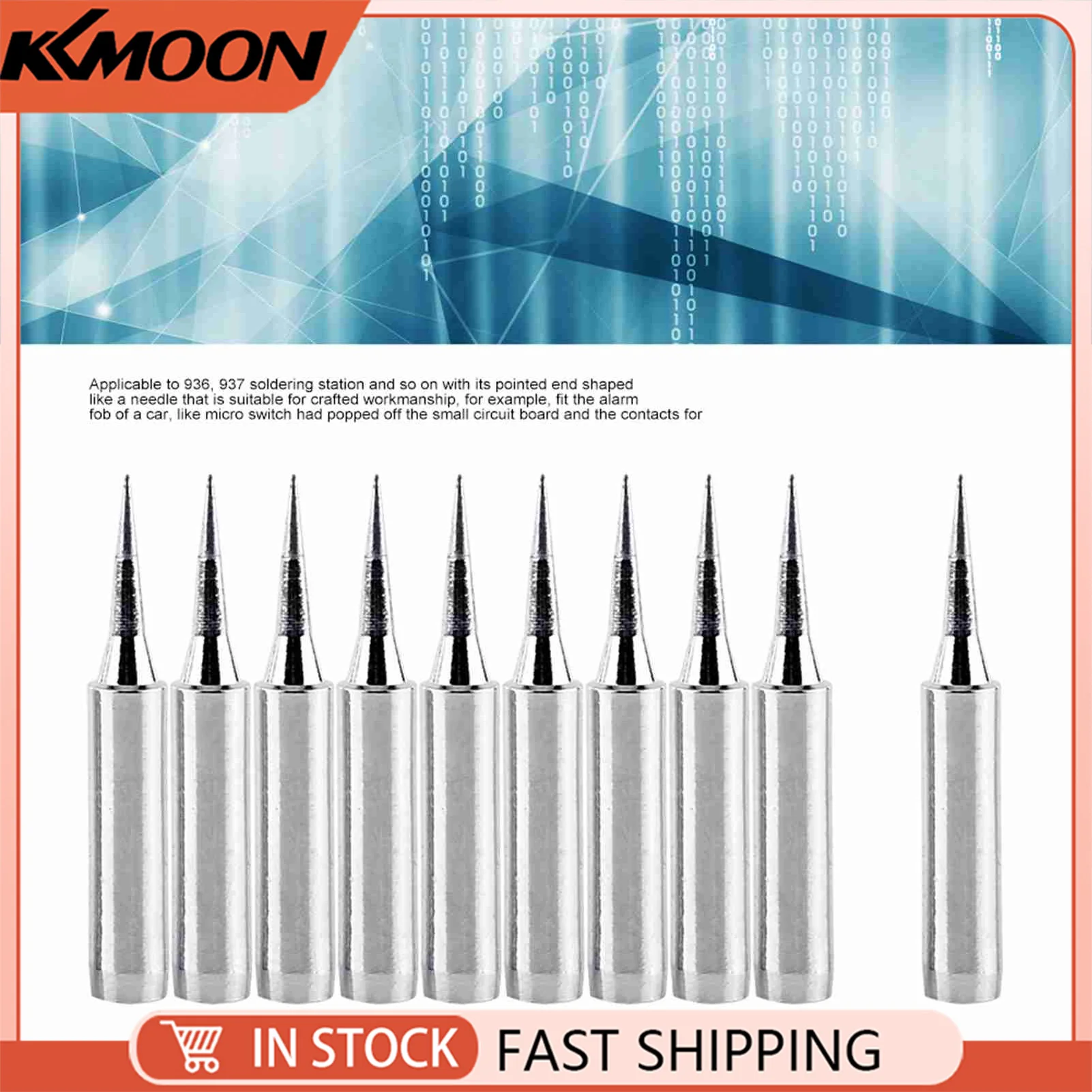 

Soldering Replaceent Solder Iron Tips Station Tool 900-T-I Iron Tip Solder Tips Soldering Tips Solder Iron Tip