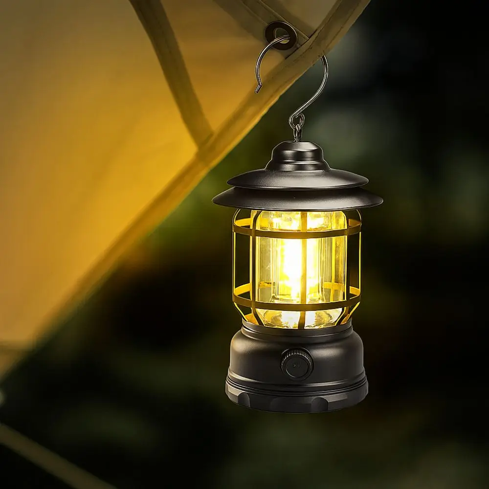 

Rechargeable Camping Light Handheld Wear-resistant Outdoor Emergency Tent Light Portable Atmosphere Light Emergency