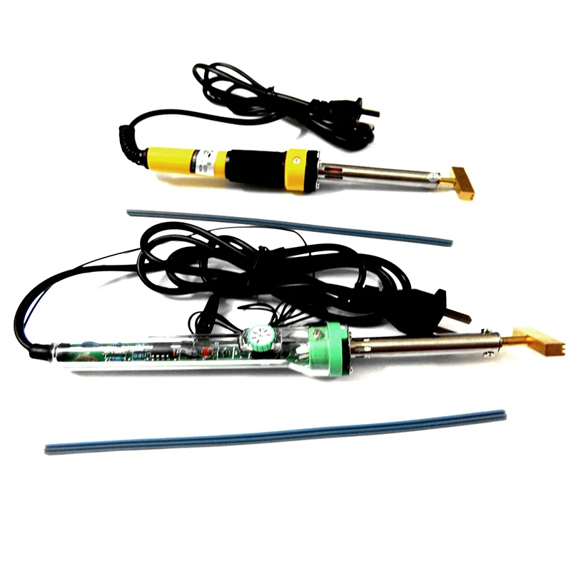 30W 40W 60W Soldering Iron Copper T-Tips + Rubber Cable Hot Press For LCD Screen Pixel Flex Cable Repair