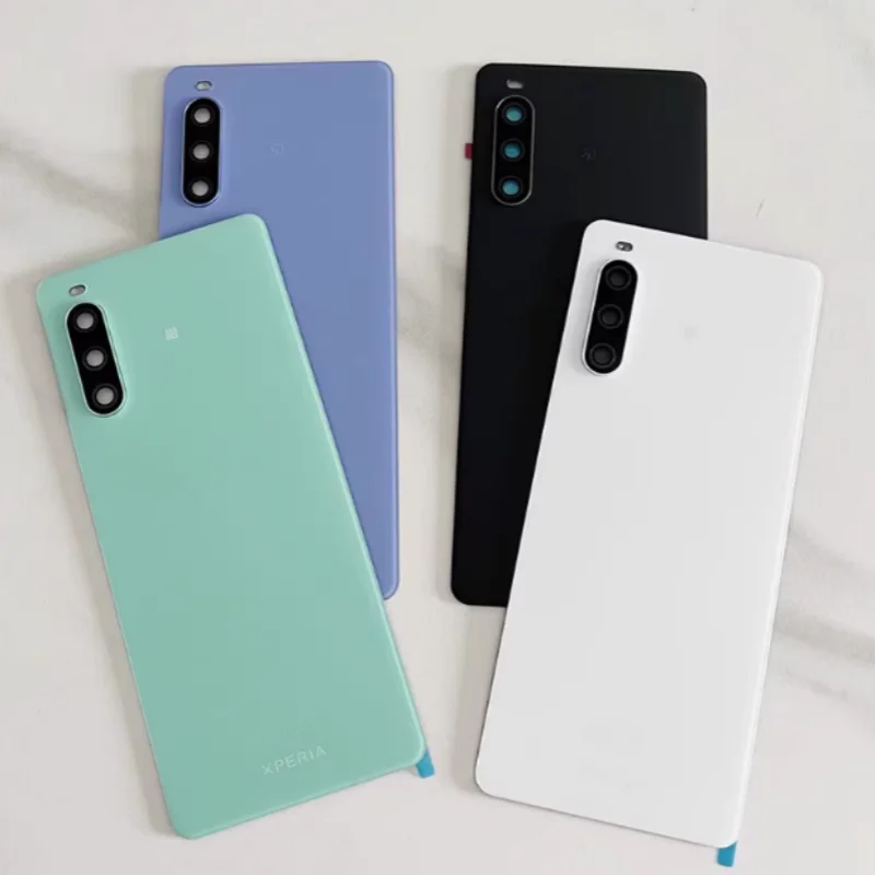 

Back Glass back cover case for Sony XPERIA 10IV X10IV XQ-CC72 XQ-CC54 10 4TH battery Housing Cover Repair Parts Door back cover